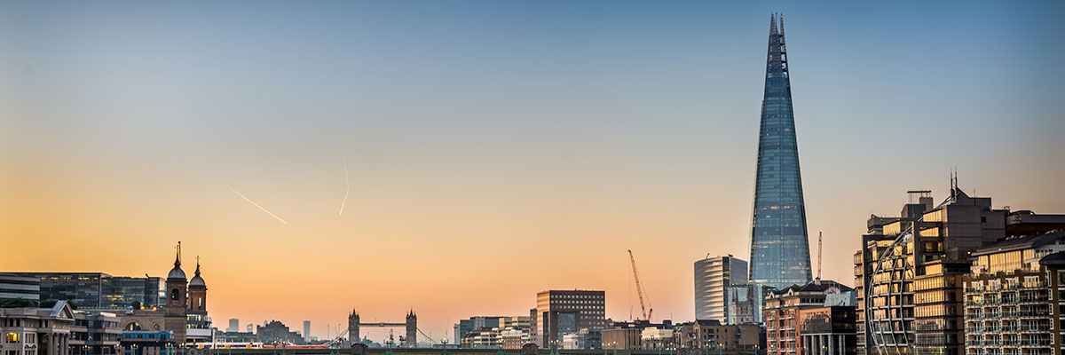 Experience breath-taking views from The Shard (via London Bridge)