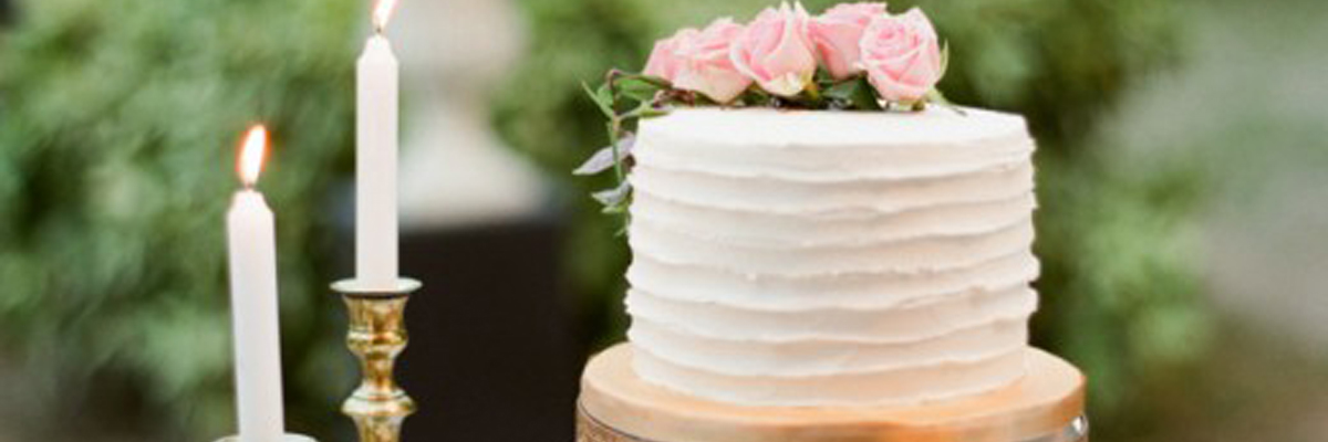 Smaller Simpler Wedding Cakes